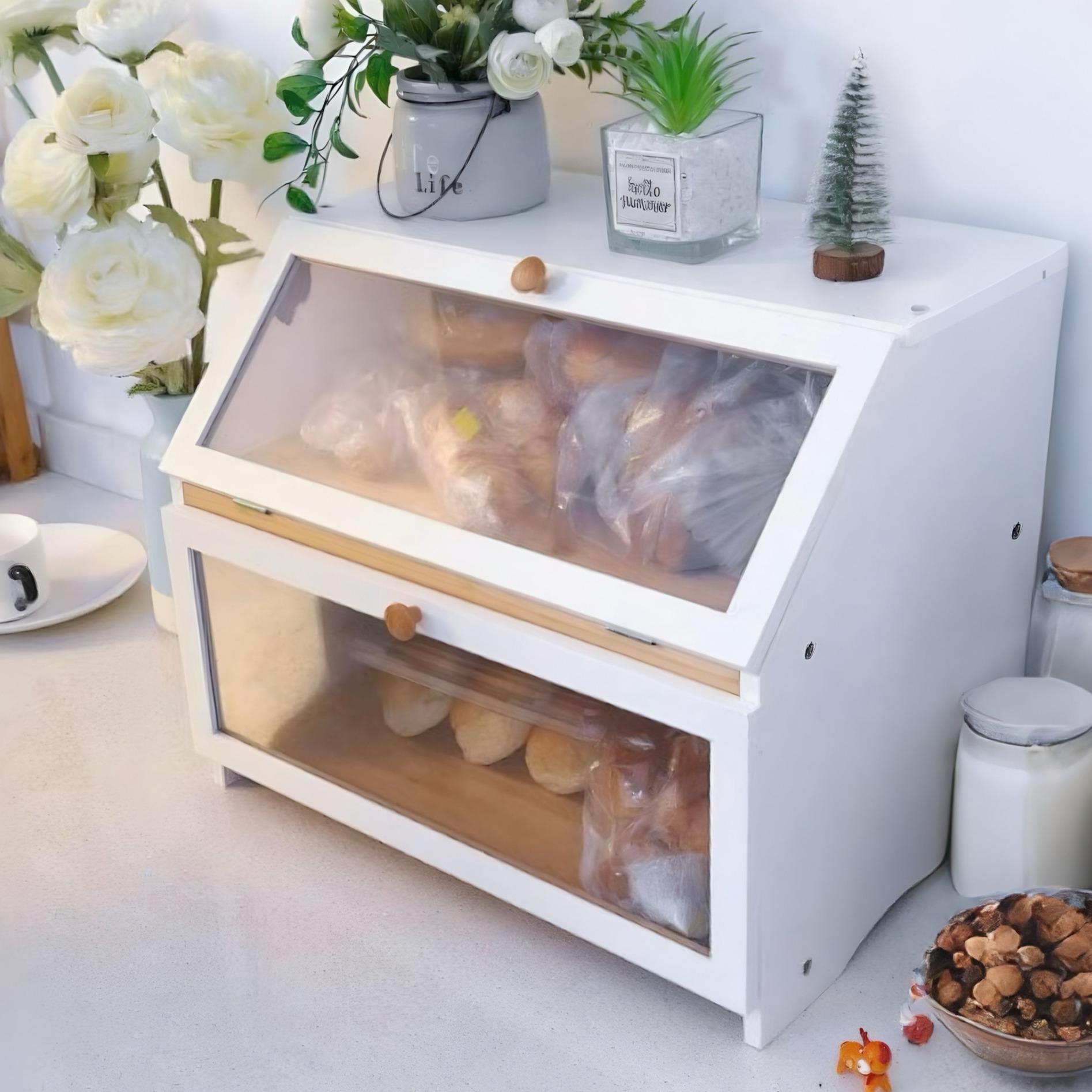Kitchen Baking Tray Organizer - صندوق خبز HOMEKOKO ذو طبقتين لطاولة