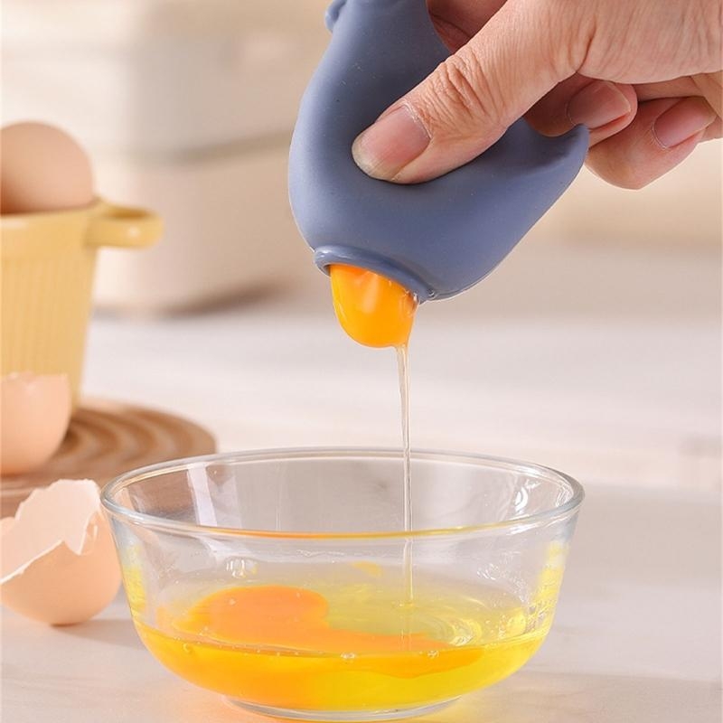 Kitchen Baking Center - أداة فراق سائل الفرخ مع مقسم