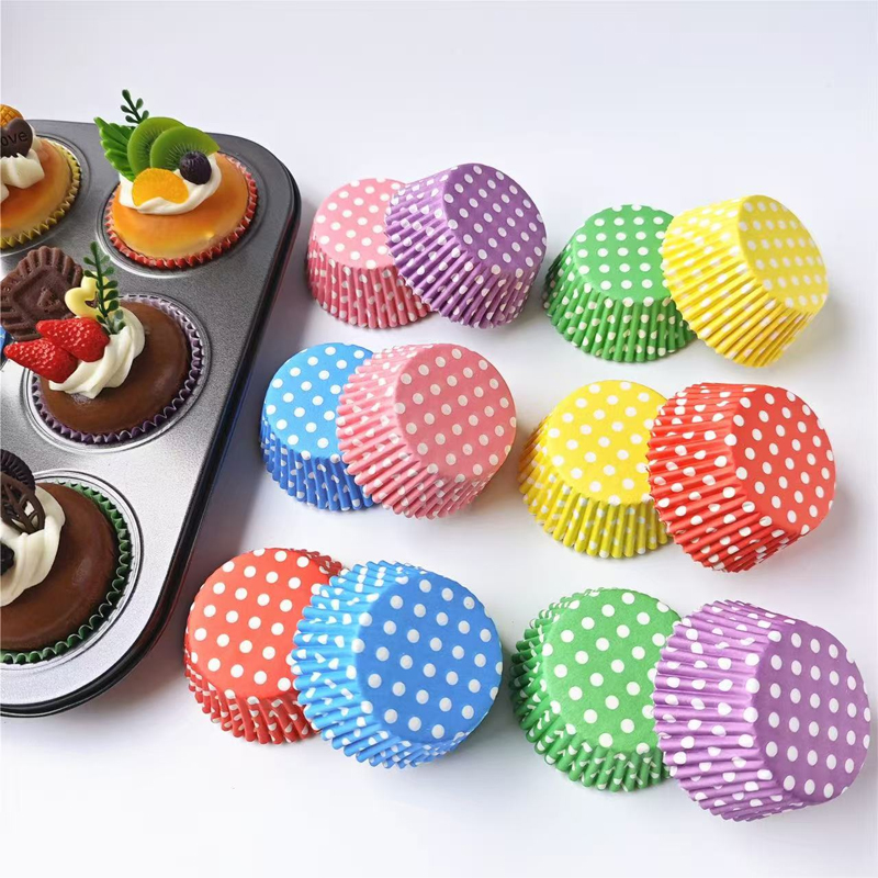 Kitchen Baking Paper - 100 قطعة من أوراق تزيين الكيك