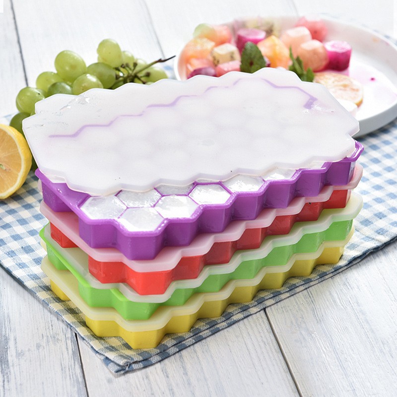 Kitchen Baking Tray Organizer - قالب مكعب كرة ثلج من السيليكون