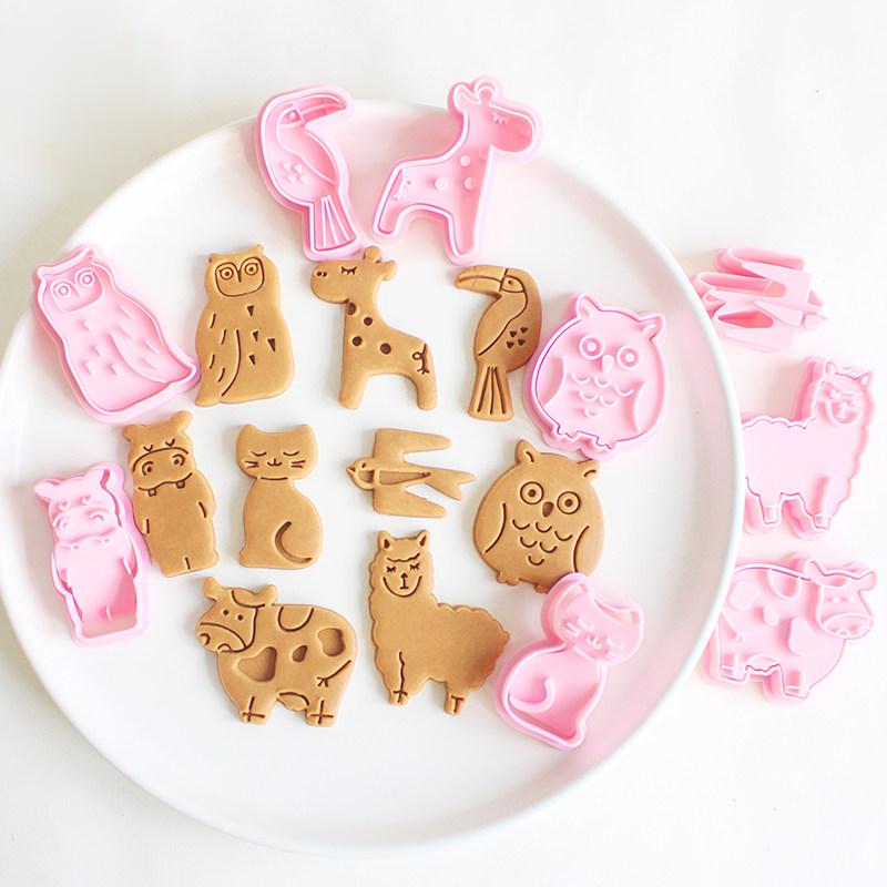 Kitchen Baking Supplies - قوالب بسكويت على شكل حيوانات حديقة