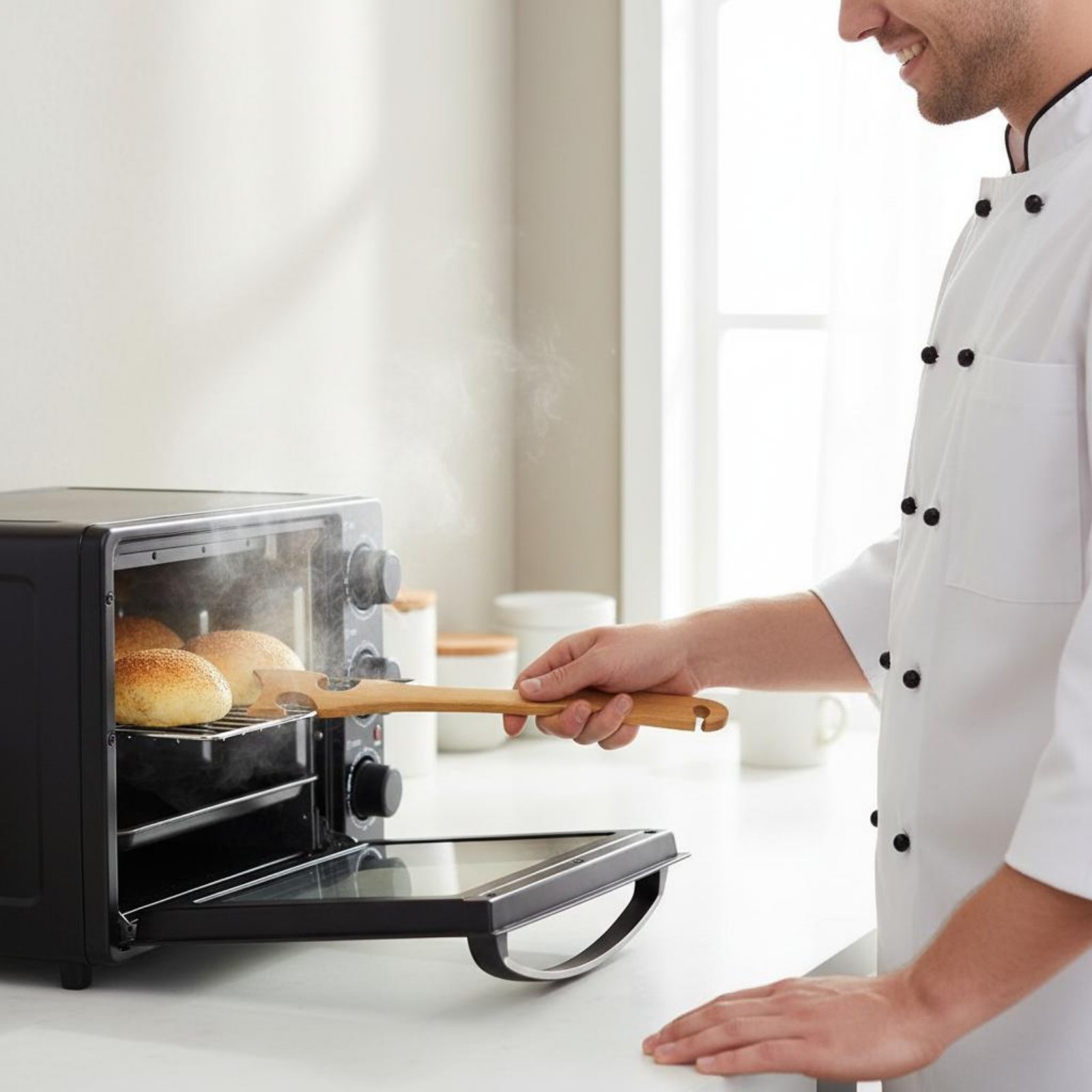 Kitchen Baking Utensils - أداة دفع وسحب رف الفرن، ملحق