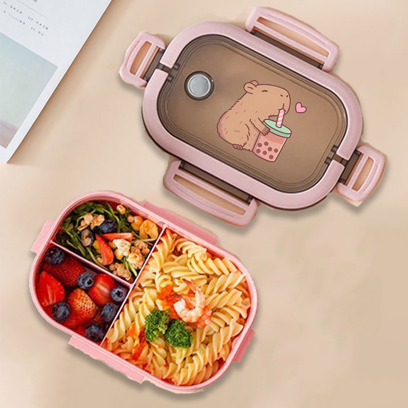 Kitchen Baking Tray Organizer - كابيبارا بينتو علب الاغذية أنيمي الحيوانات