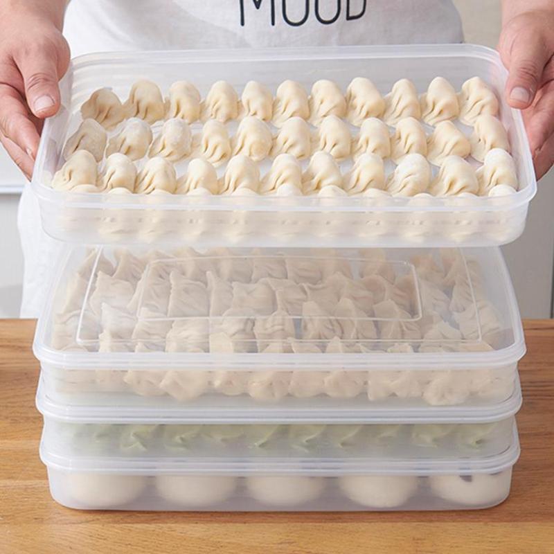 Kitchen Baking Tray Organizer - صندوق تخزين جديد للمطبخ، منظم للثلاجة،