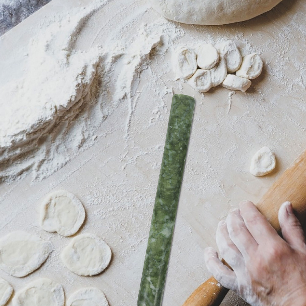Rolling Pin Marble - قطعتان من عصا تدليك العجين المصنوعة