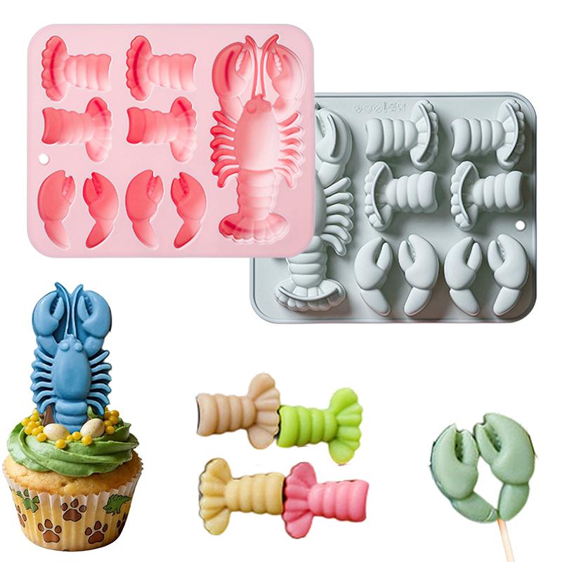 Kitchen And Baking Tools - قالب سيليكون على شكل جراد البحر