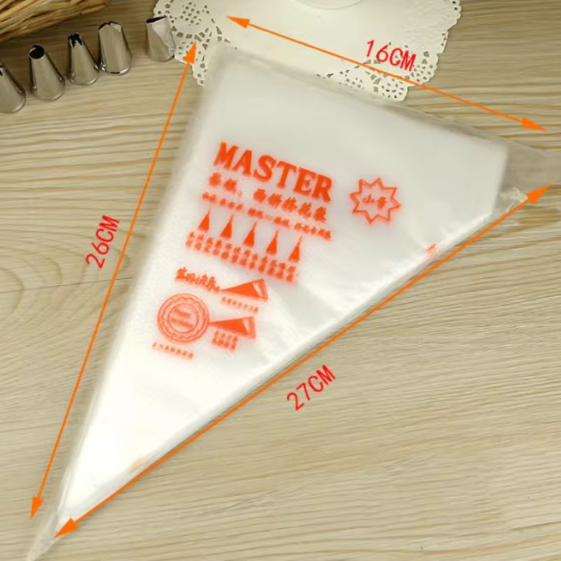 Piping Bag Disposable - أكياس الأنابيب الكبيرة 100 قطعة أكياس