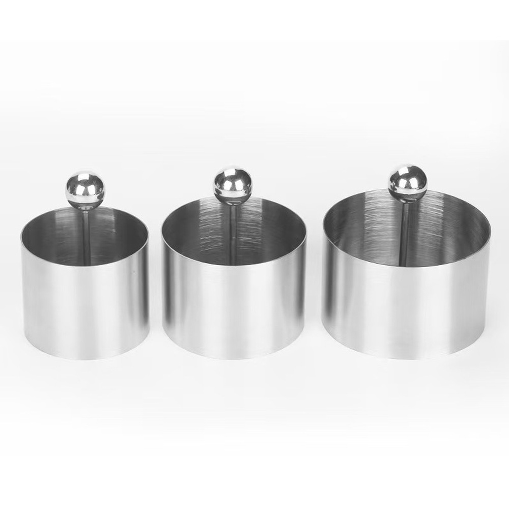 Kitchen Baking Dishes - قالب موس من الفولاذ المقاوم للصدأ،