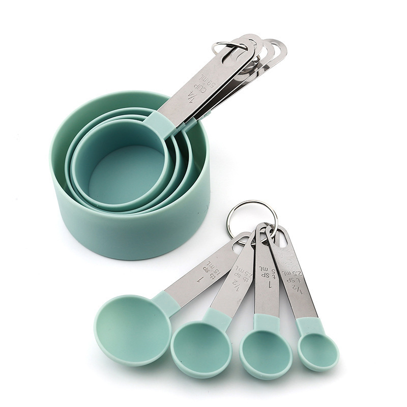 8 قطعة قياس الكؤوس الملاعق مجم - مراجعة Kitchen Baking Utensils وسعره
