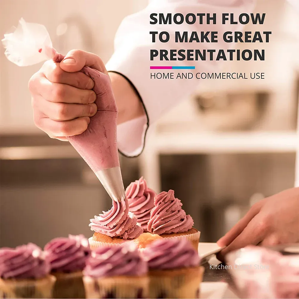 20/50/100 قطعة أكياس المعجنات  - مراجعة Piping Bag Disposable وسعره