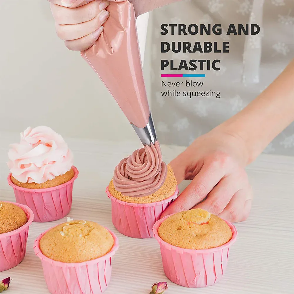 20/50/100 قطعة أكياس المعجنات  - مراجعة Piping Bag Disposable وسعره