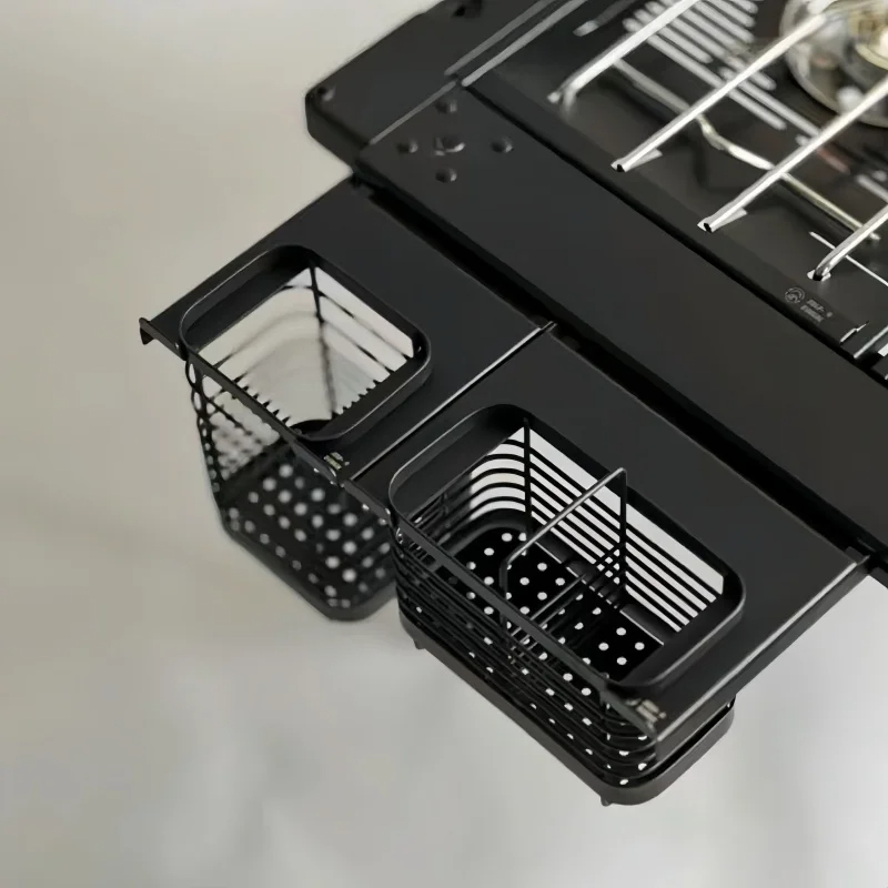 سلة عود الطعام للتخييم في الهو - مراجعة Kitchen Baking Tray Organizer وسعره