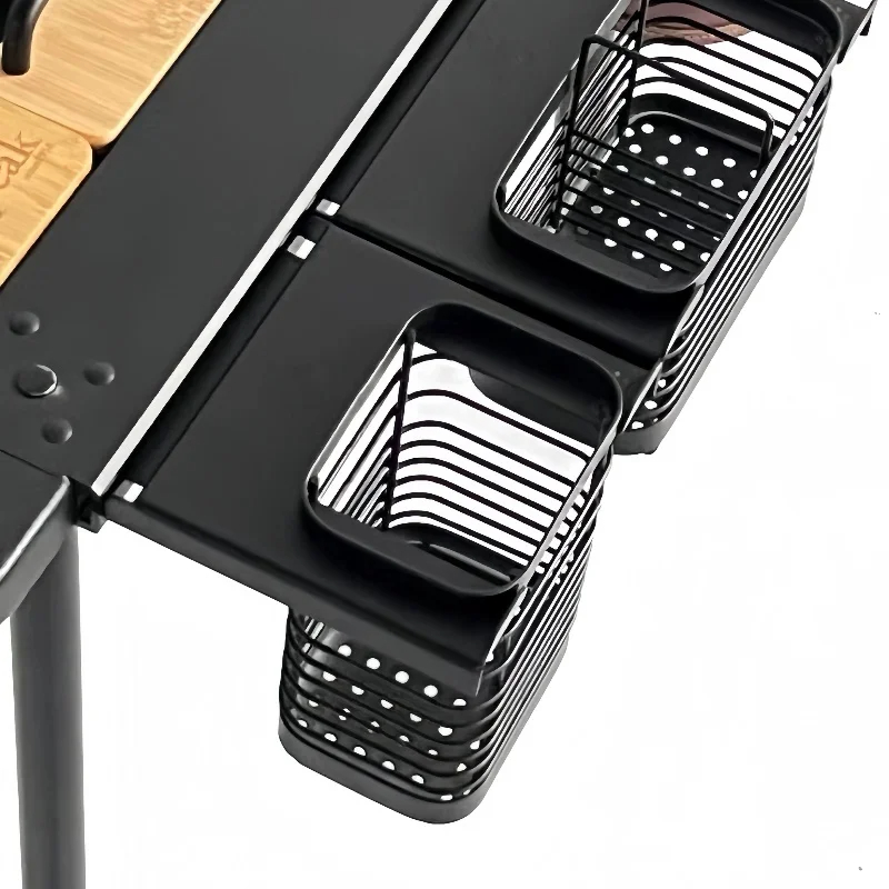 سلة عود الطعام للتخييم في الهو - مراجعة Kitchen Baking Tray Organizer وسعره