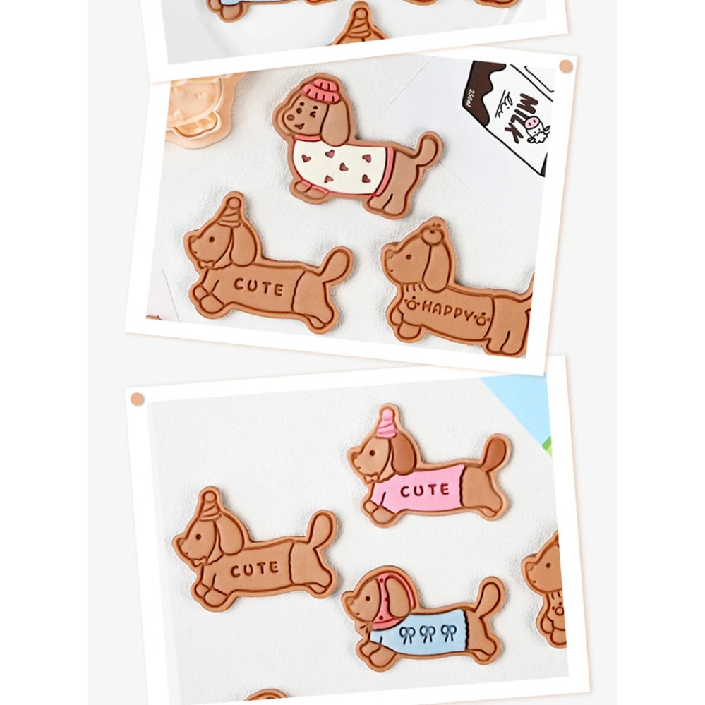 قالب بسكويت على شكل كلب كرتوني - مراجعة Kitchen Baking Items وسعره