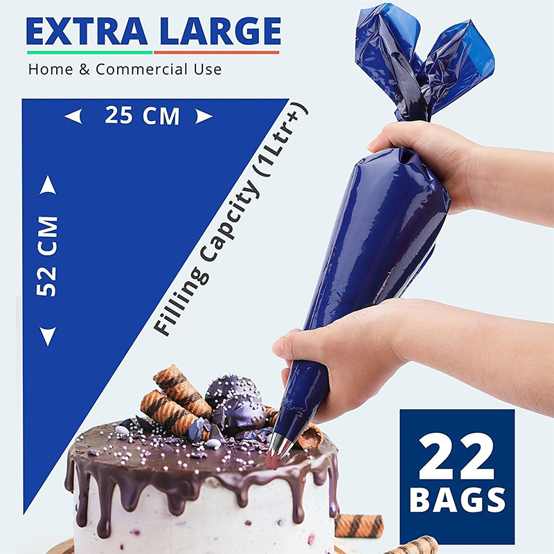 LMETJMA 21 بوصة أكياس المعجنات - مراجعة Piping Bag Disposable وسعره