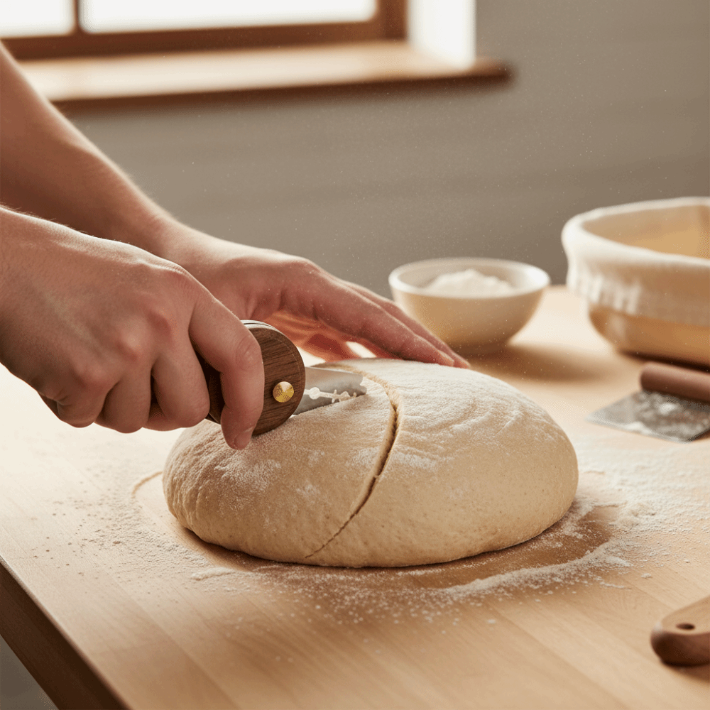 سكين خبز قابل للطي بمقبض خشبي، - مراجعة Bread Lame Scoring وسعره