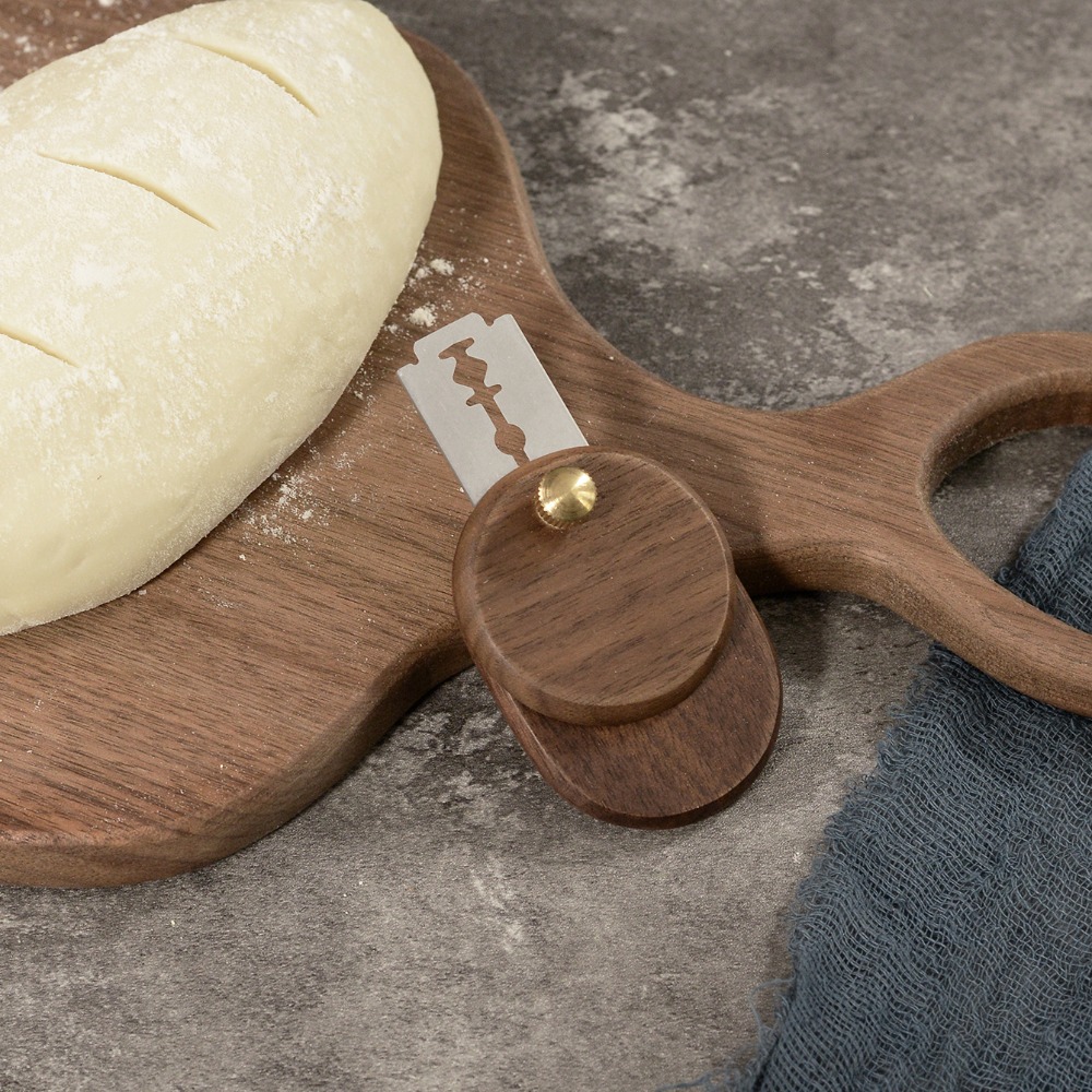 سكين خبز قابل للطي بمقبض خشبي، - مراجعة Bread Lame Scoring وسعره