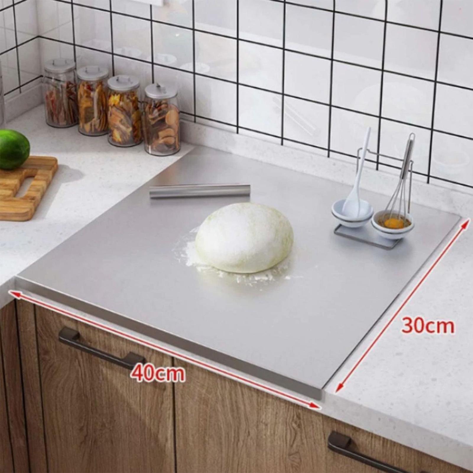 لوح تقطيع من الفولاذ المقاوم ل - مراجعة Kitchen And Baking Tools وسعره