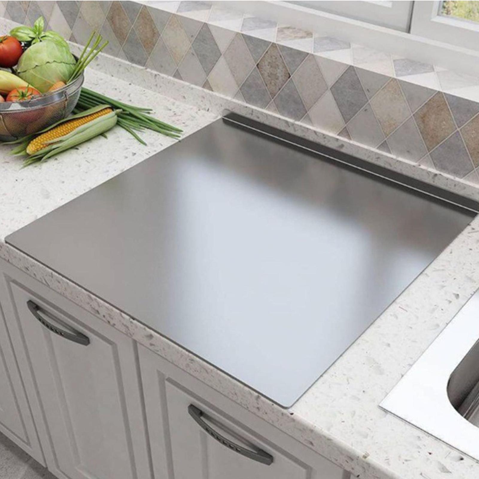 لوح تقطيع من الفولاذ المقاوم ل - مراجعة Kitchen And Baking Tools وسعره