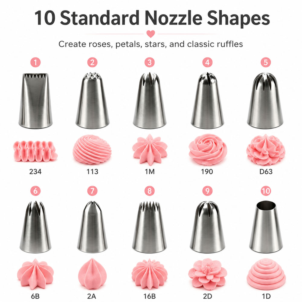 مجموعة أدوات تزيين الكيك من 31 - مراجعة Piping Bag Disposable وسعره