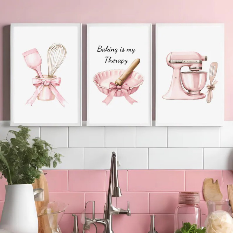 الرجعية الوردي المطبخ لطيف خلا - مراجعة Kitchen And Baking Life وسعره