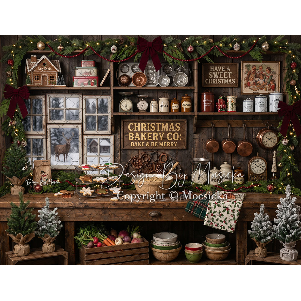 خلفية تصوير مطبخ ريفي لعيد الم - مراجعة Kitchen Baking Background وسعره