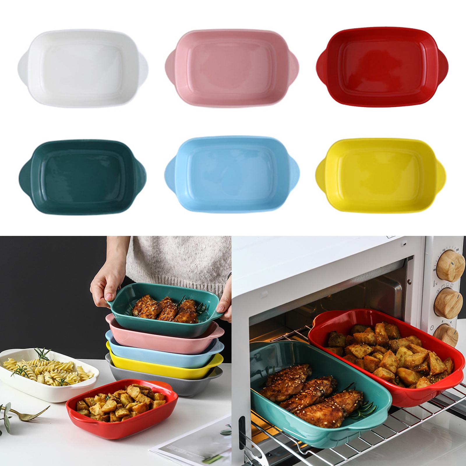 طبق خبز بورسلين مع مقبض أداة خ - مراجعة Kitchen Baking Dishes وسعره