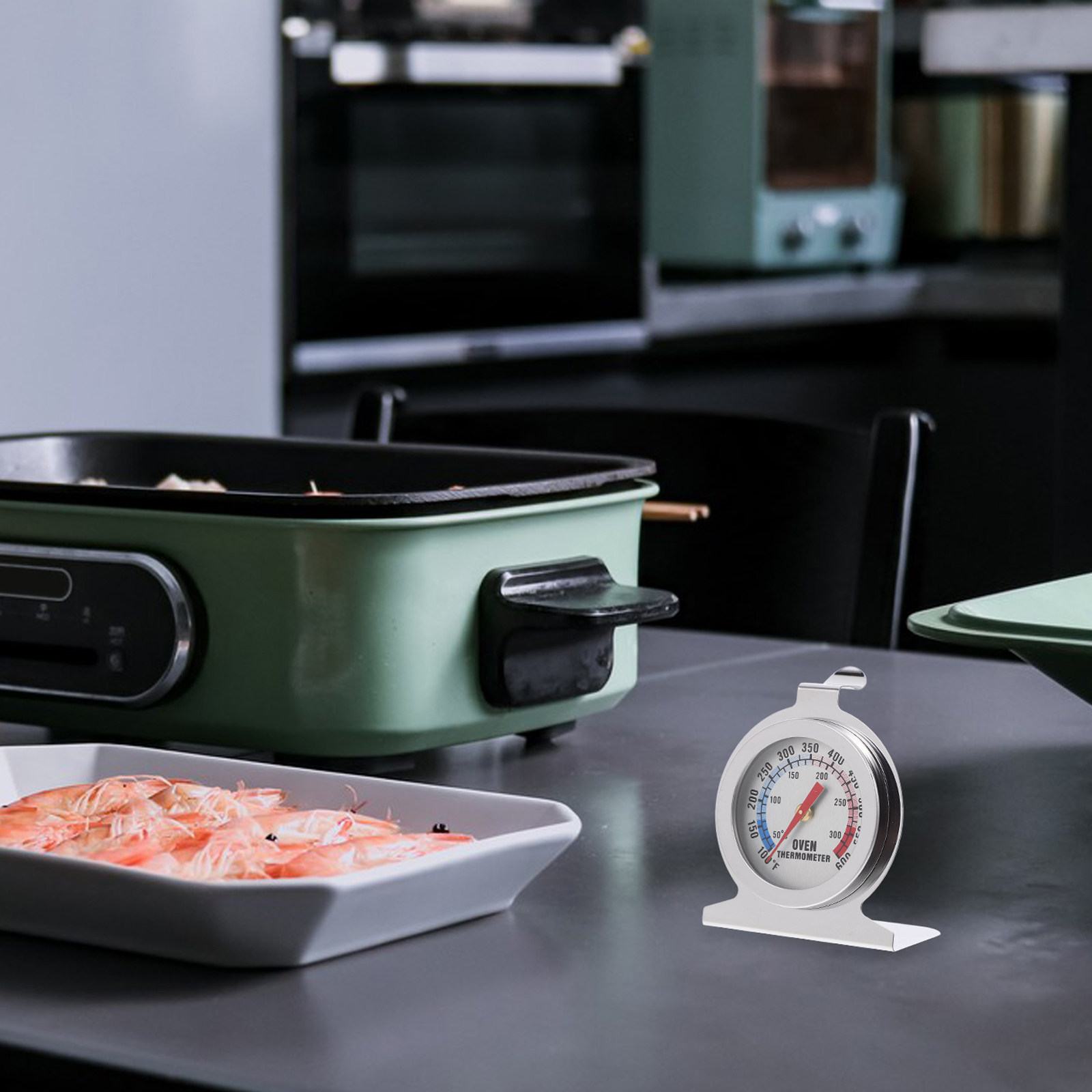 مقياس حرارة فرن من الفولاذ الم - مراجعة Kitchen And Baking Tools وسعره