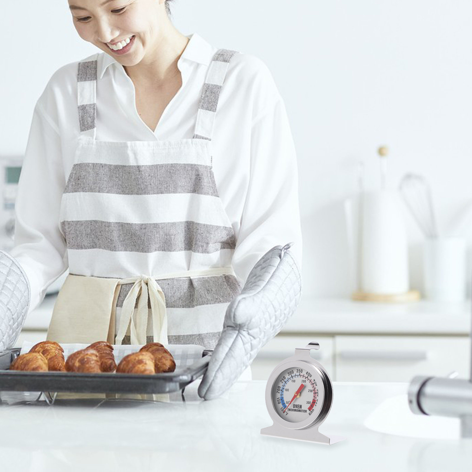 مقياس حرارة فرن من الفولاذ الم - مراجعة Kitchen And Baking Tools وسعره