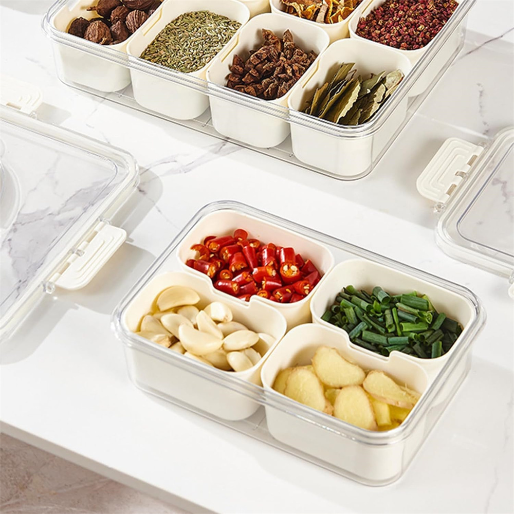 صندوق تخزين طعام محمول، صندوق  - مراجعة Kitchen Baking Tray Organizer وسعره