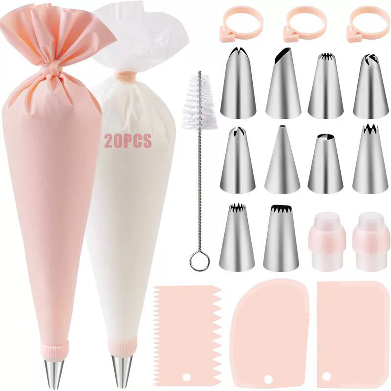 مجموعة أكياس وأطراف الأنابيب م - مراجعة Piping Bag Disposable وسعره