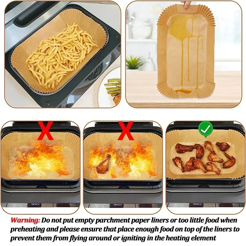 المتاح الهواء المقلاة ورقة غير - مراجعة Kitchen Baking Paper وسعره