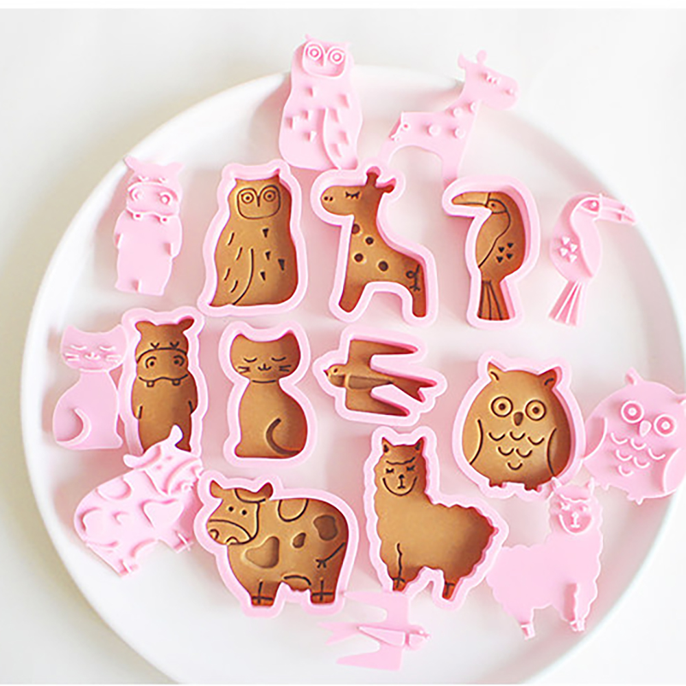 قوالب بسكويت على شكل حيوانات ح - مراجعة Kitchen Baking Supplies وسعره