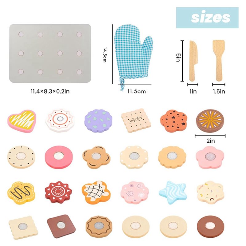 WOWFU-مجموعة ألعاب طعام خشبية  - مراجعة Baking Kitchen For Kids وسعره