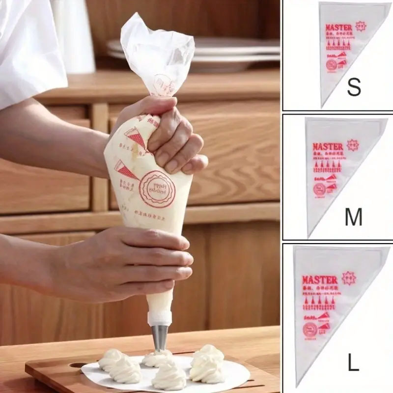 100 قطعة من أكياس المعجنات الس - مراجعة Piping Bag Disposable وسعره