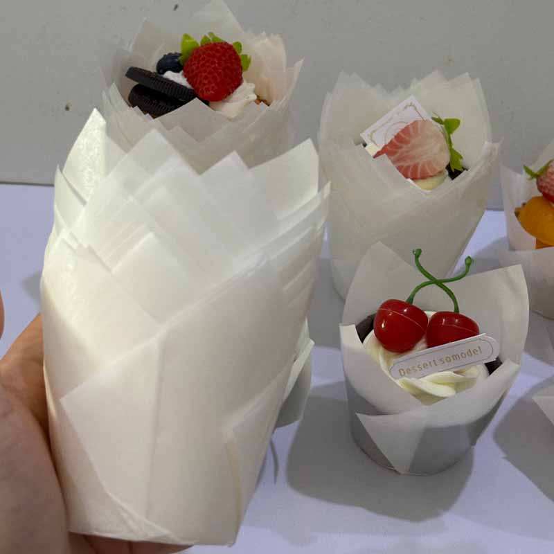 50/100/200 قطعة من أكواب الكيك - مراجعة Kitchen Baking Paper وسعره