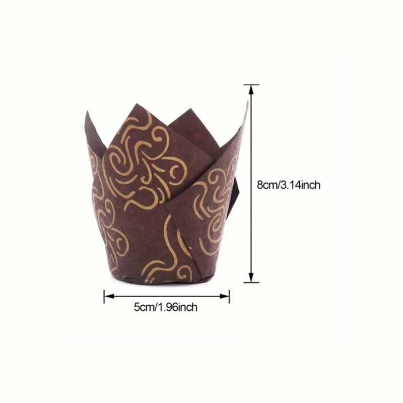 50/100/200 قطعة من أكواب الكيك - مراجعة Kitchen Baking Paper وسعره