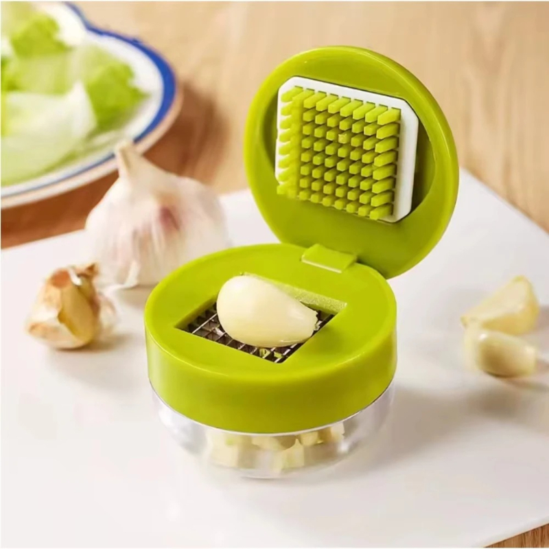 مفرمة ثوم يدوية مع صندوق تخزين - مراجعة Kitchen Baking Tray Organizer وسعره