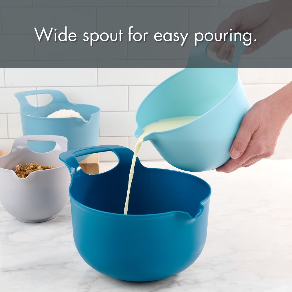 مجموعة أوعية بلاستيكية متداخلة - مراجعة Kitchen Baking Utensils وسعره