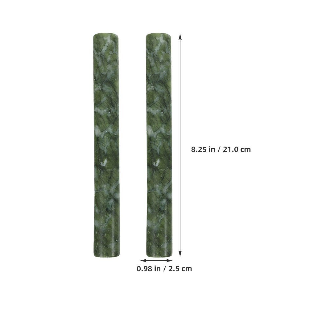 قطعتان من عصا تدليك العجين الم - مراجعة Rolling Pin Marble وسعره