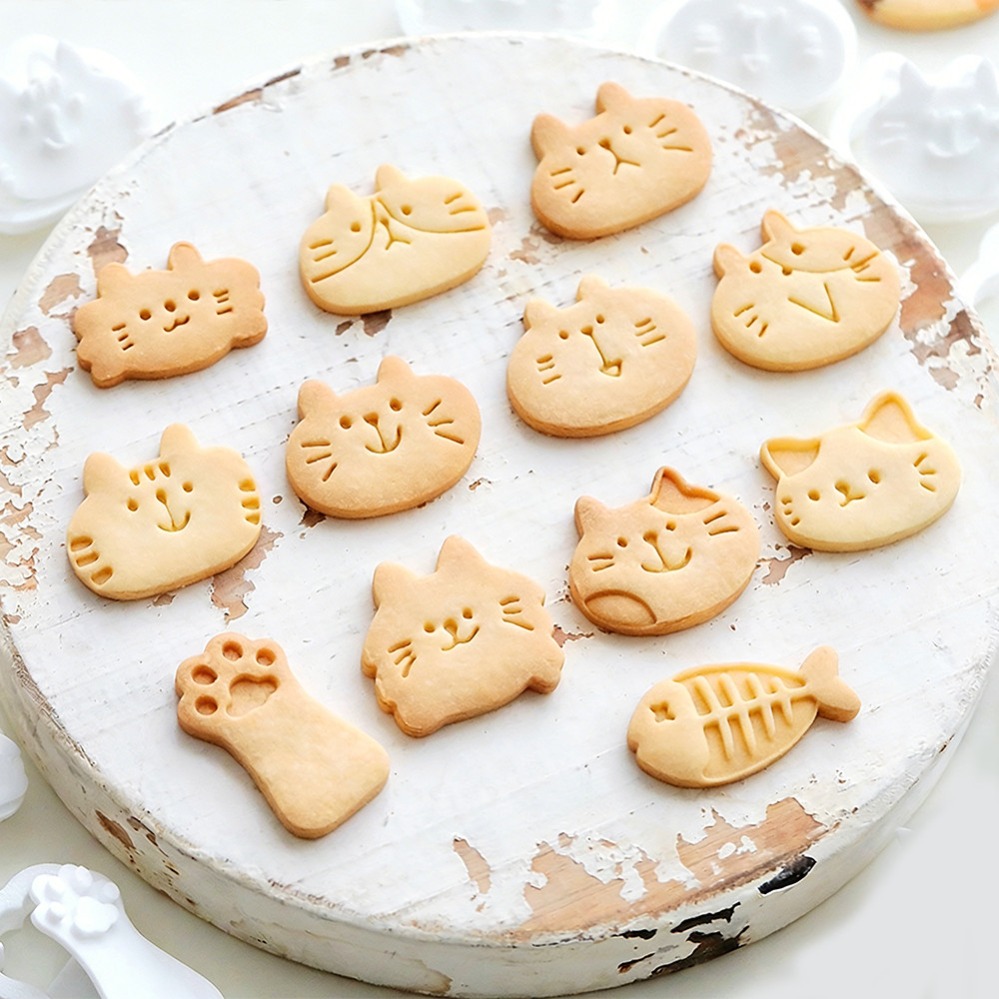 قوالب تقطيع الكوكيز على شكل قط - مراجعة Kitchen Baking Supplies وسعره