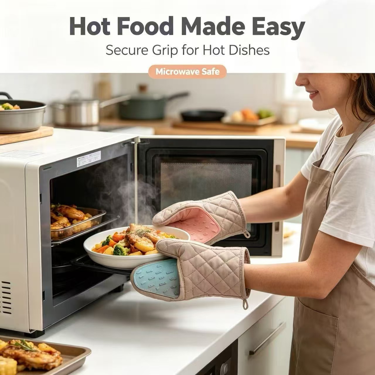 قفازات فرن سيليكون على شكل سمك - مراجعة Kitchen Baking Dishes وسعره