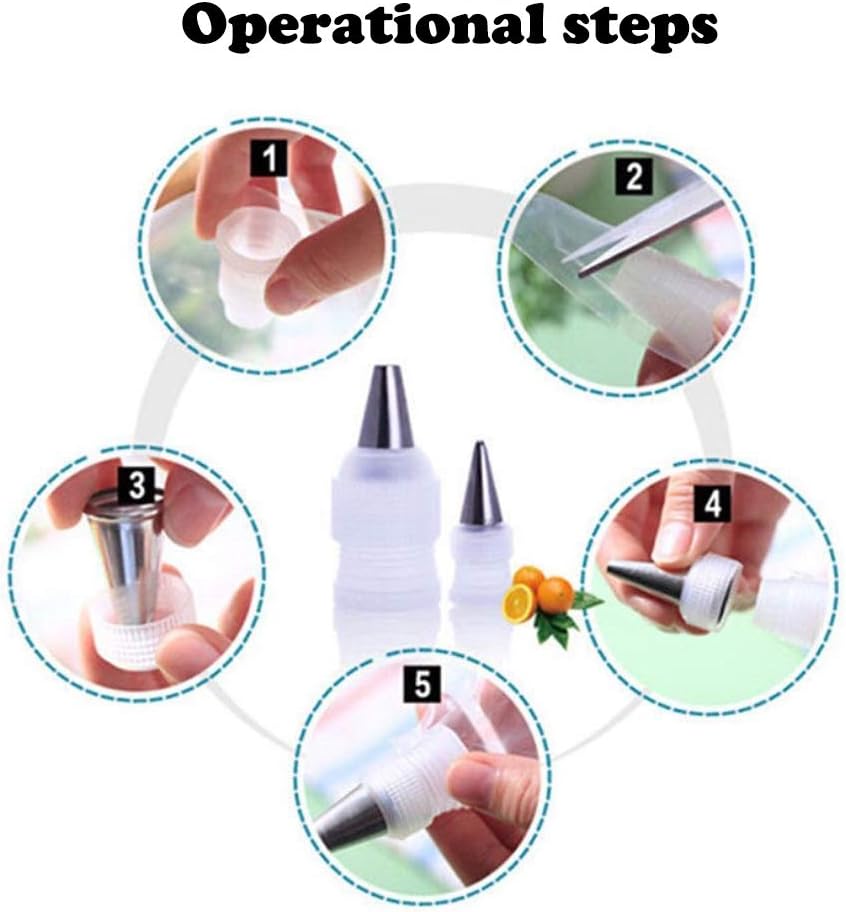 5-20 قطعة مقرنة محول الجليد ال - مراجعة Piping Bag Disposable وسعره