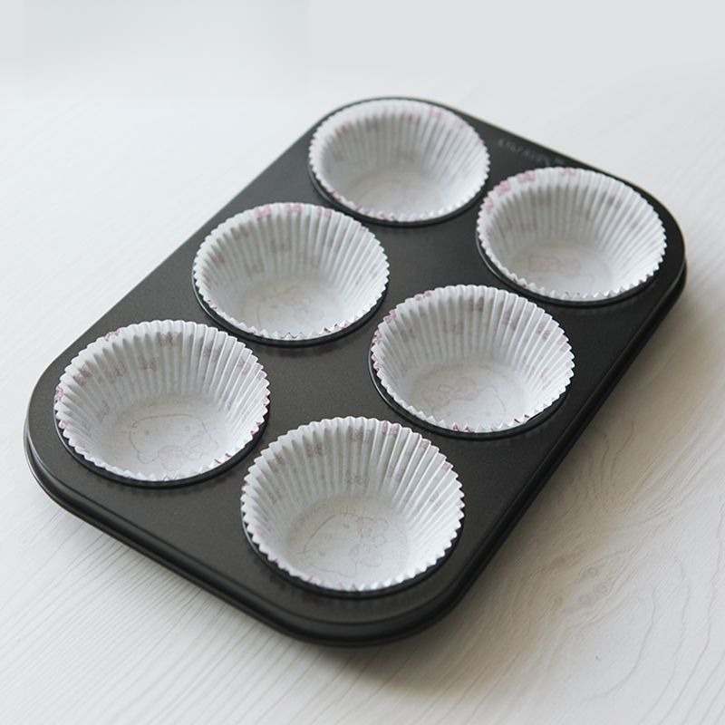 أكواب خبز كرتونية لطيفة مطبوعة - مراجعة Kitchen Baking Paper وسعره