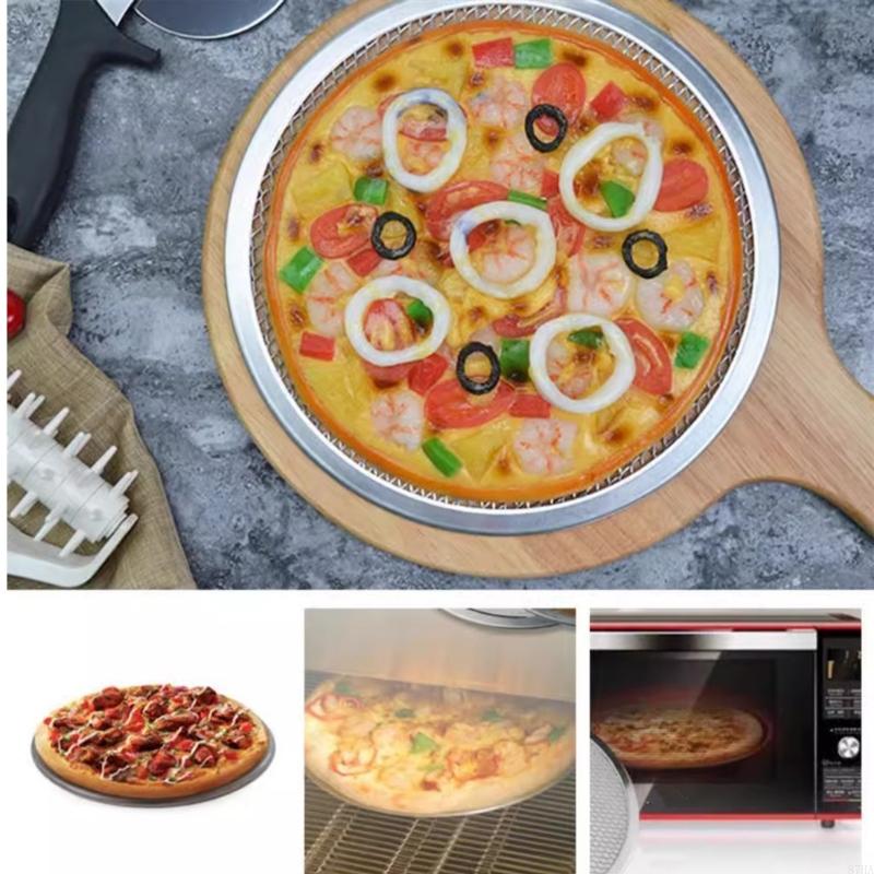 شاشة بيتزا مستديرة من الألومني - مراجعة Kitchen Baking Center وسعره