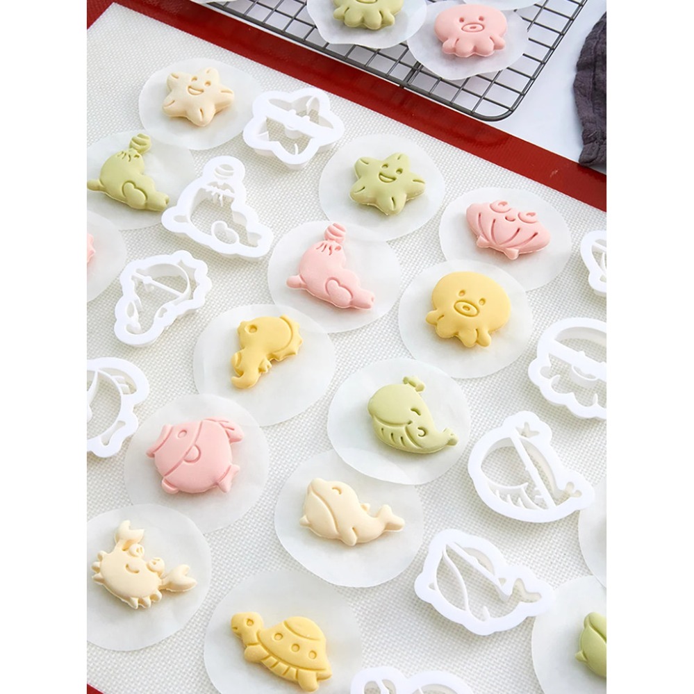 قوالب تقطيع الكوكيز على شكل حي - مراجعة Kitchen Baking Supplies وسعره