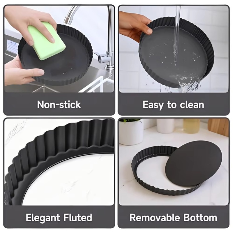 قالب تارت قابل للإزالة من الأس - مراجعة Kitchen Baking Items وسعره